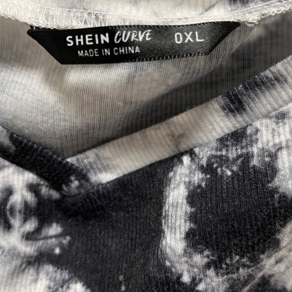 Shein Curve Tie Dye Long Sleeve Top - Picture 4 of 9